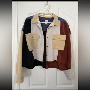 BDG Urban Outfitters Multicolor Corduroy Jacket Size Small